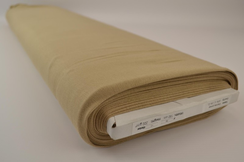 Viscose tricot beige, rol