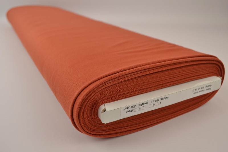 Viscose tricot koper, rol