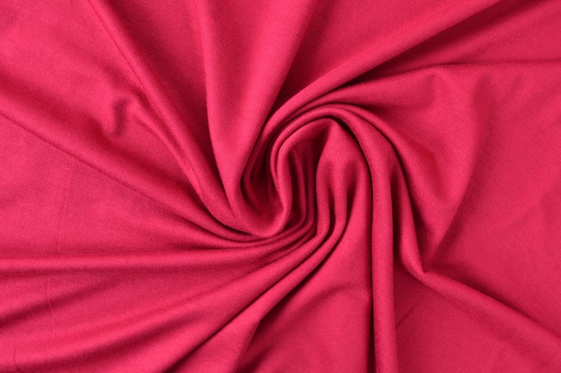 Viscose tricot wijnrood