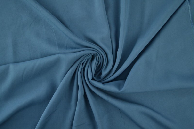 Viscose staalblauw