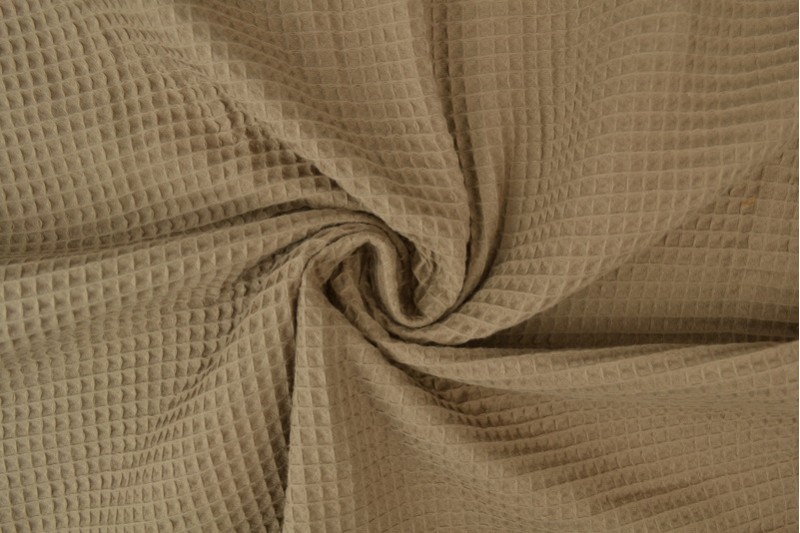 Wafelstof taupe