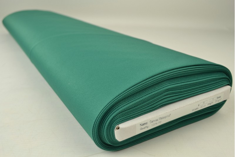 Waterdichte canvas donkergroen, rol