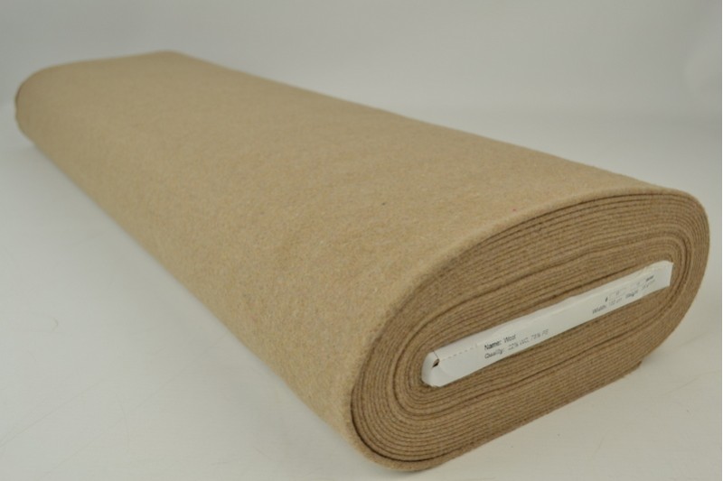Wol 380 g/m² beige, rol