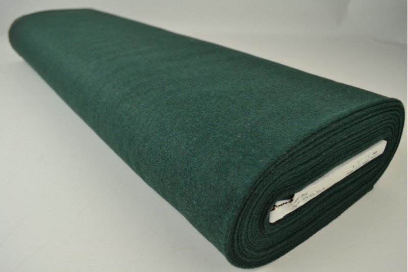 Wol 380 g/m² donkergroen, rol